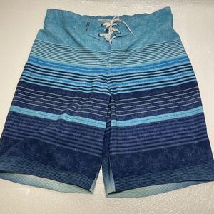 Ocean Coast Swim Trunks Board Shorts Mens XL Blue Stretch Ocean Advantage